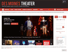 Tablet Screenshot of des-moines-theater.com